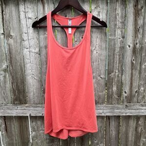 FABLETICS Phoenix Relaxed Ultralight Racerback, Coral Pink- SIZE XS